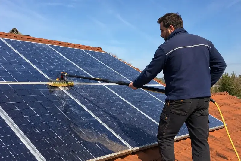 Nettoyage et entretien de panneaux solaires à Sommières